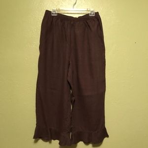 Flax Linen Flood Pants